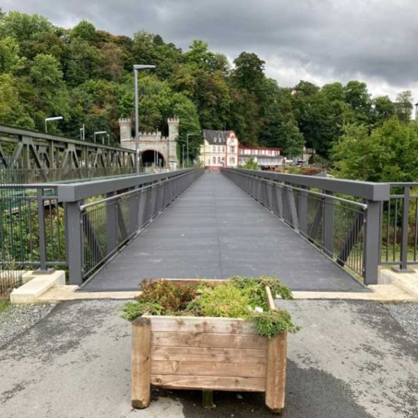 The installation of our bridge has improved the safety in Eilburg, Germany